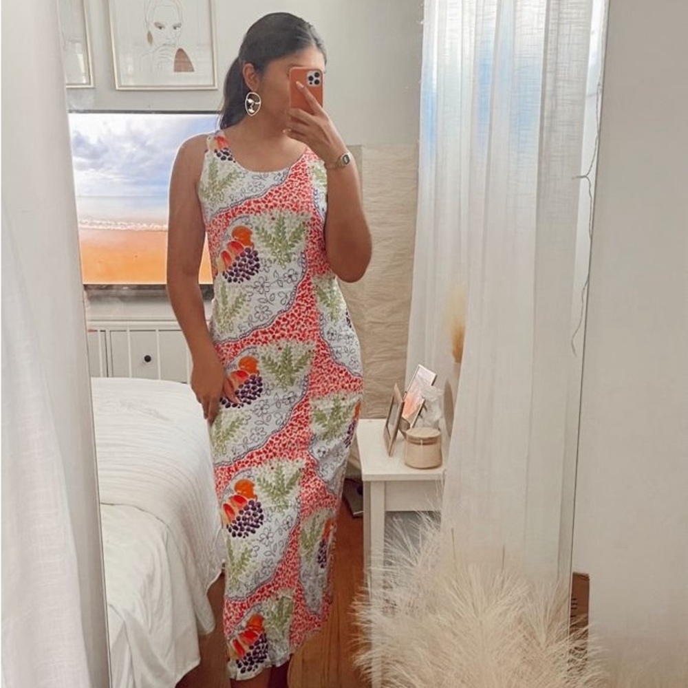 Vintage Weekend Traffic Tropical Dress 🍇